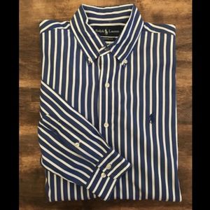 Ralph Lauren Long Sleeve Striped Button Down